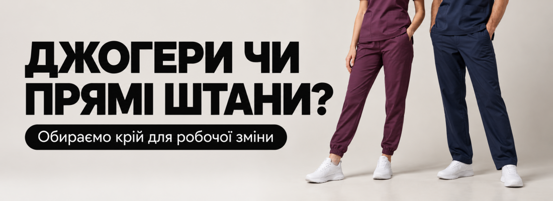 Медичні джогери чи прямі штани: як обрати крій для робочої зміни