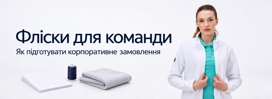 Флісові кофти для медичної команди: як підготувати корпоративне замовлення