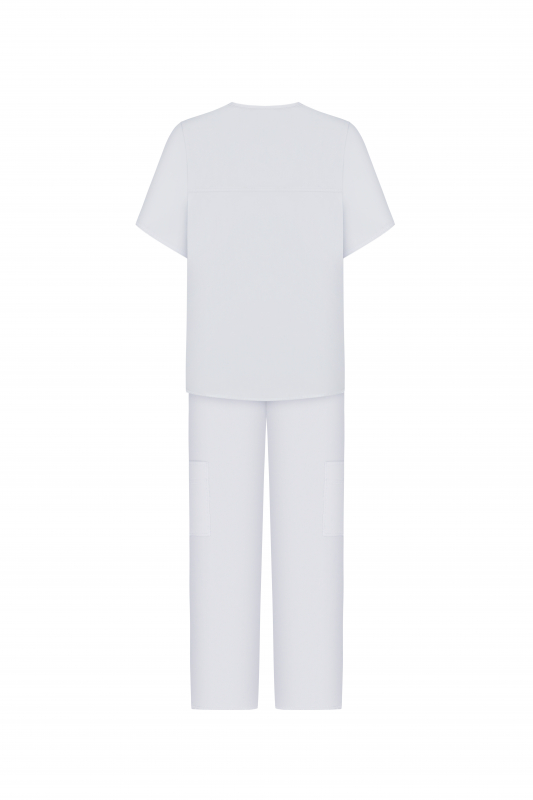 Медицинский костюм 0284 Белый Медицинский костюм 0284 Белый - фото 2