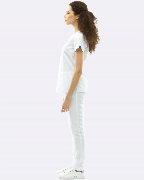 Медичний костюм 1889 Білий Медичний костюм 1889 Білий - фото 2