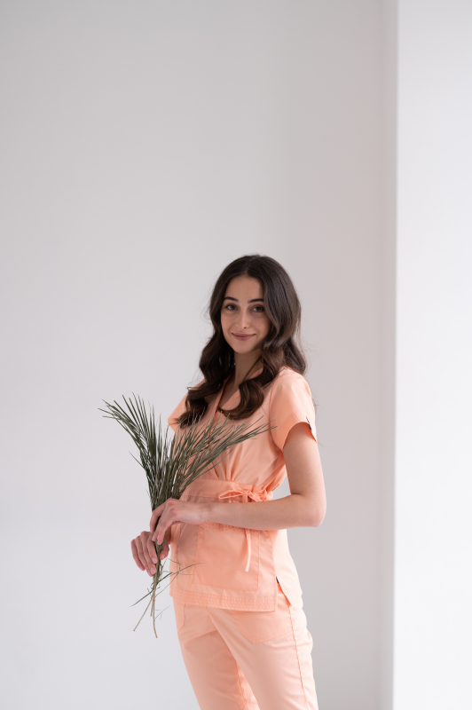 Медичний топ 19 Персиковий - фото 2