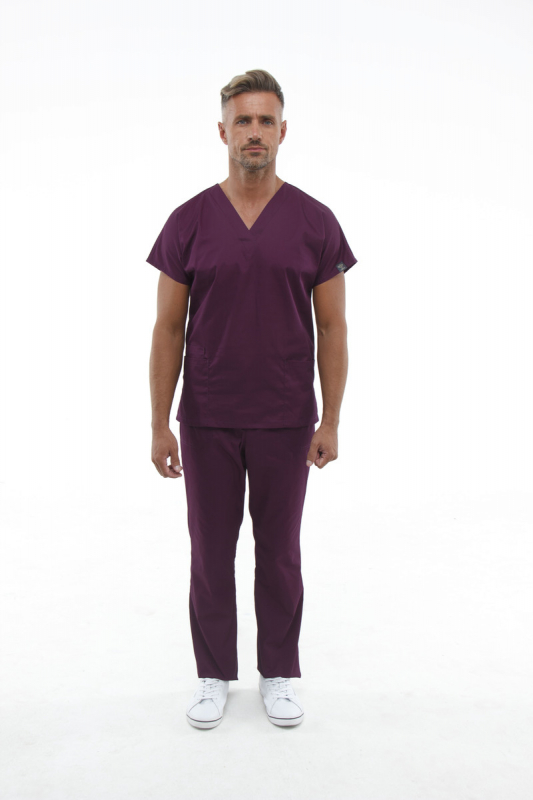 Медицинский костюм 0181 Баклажан Медицинский костюм 0181 Баклажан - фото 2