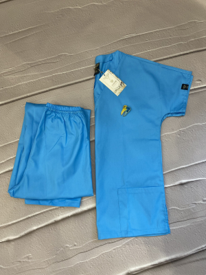 Медичний костюм 01102 Блакитний - фото