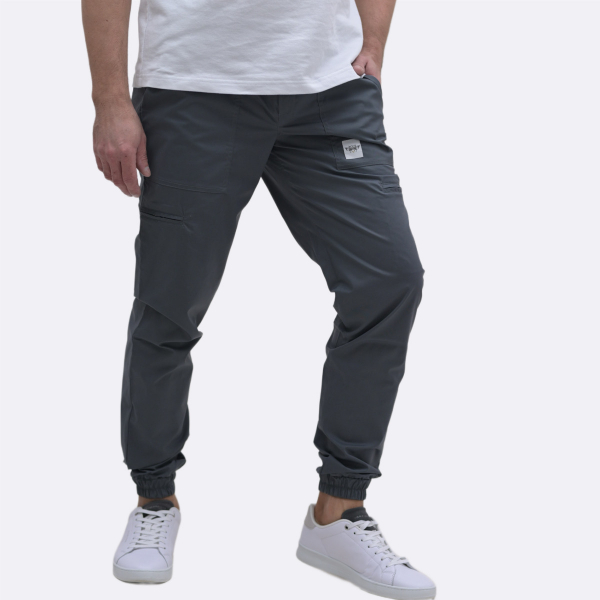Медичні брюки 99 сірий - фото 3