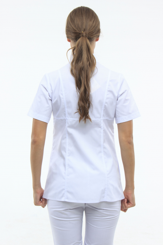 Медичний костюм 12381 Білий - фото 2