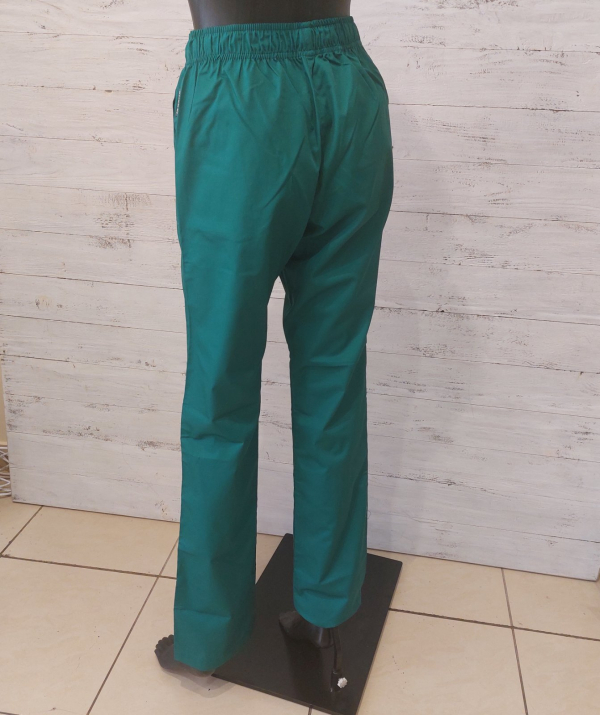 Медичні брюки 81 Зелений - фото 3