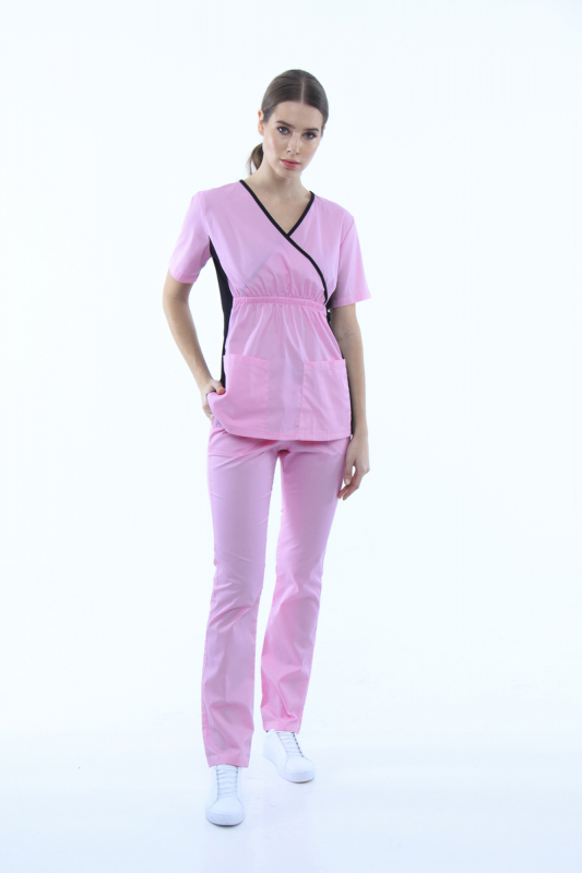 Медичний костюм 2281 Світло-рожевий - фото 2