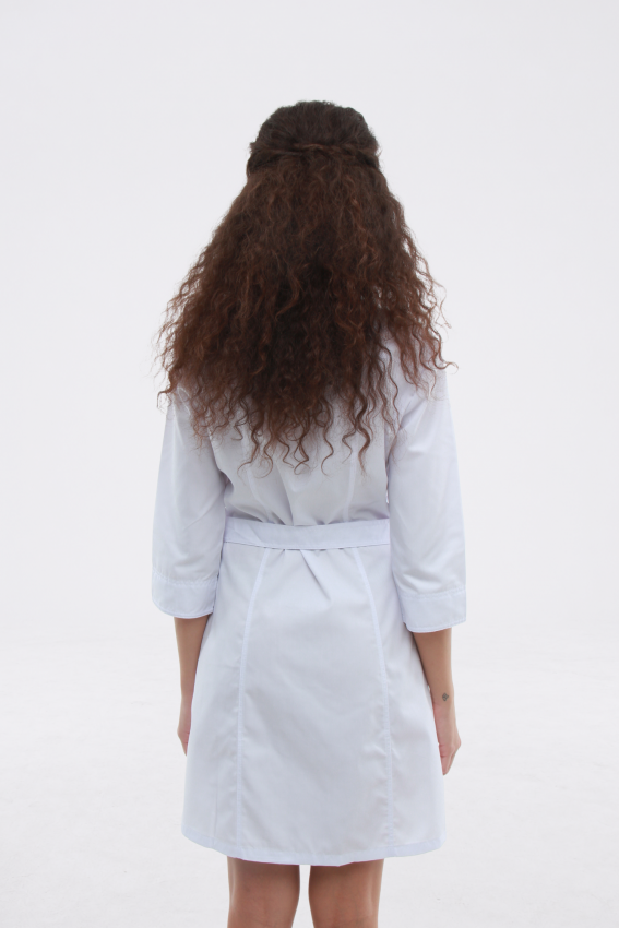 Медицинский халат 102 Белый - фото 2