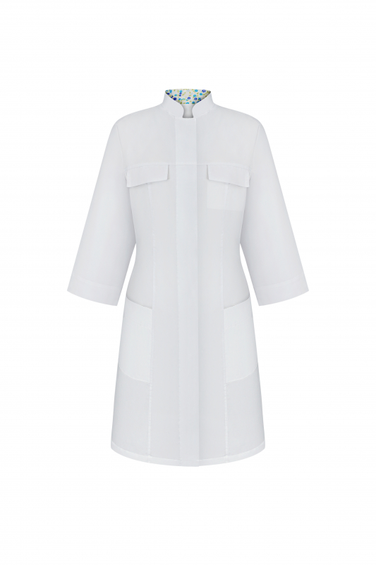 Медичний халат 105 Білий - фото 4