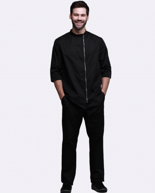 Медичний костюм 20885 Чорний - фото 4