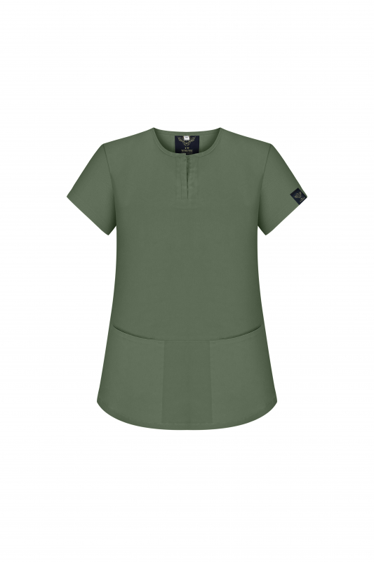 Медичний топ 18 Оливковий - фото 4