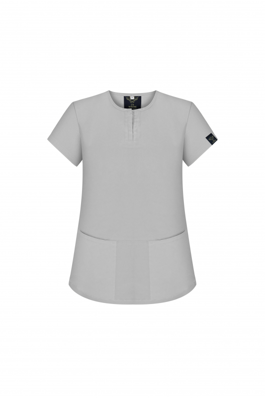 Медицинский топ 18 Светло cерый Медицинский топ 18 Светло cерый - фото 5