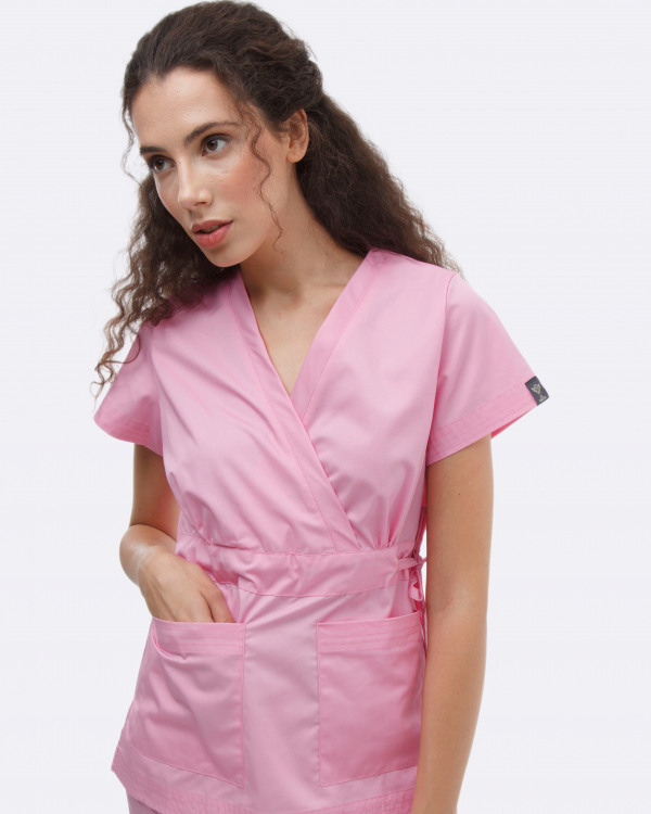 Медичний костюм 1981 Світло-рожевий - фото 3