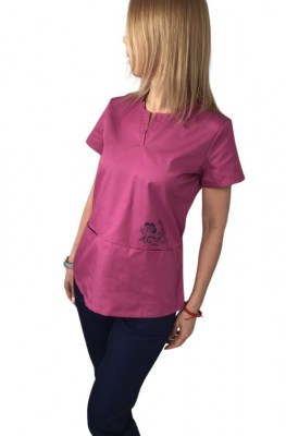 Медичний топ 18 Сливовий - фото