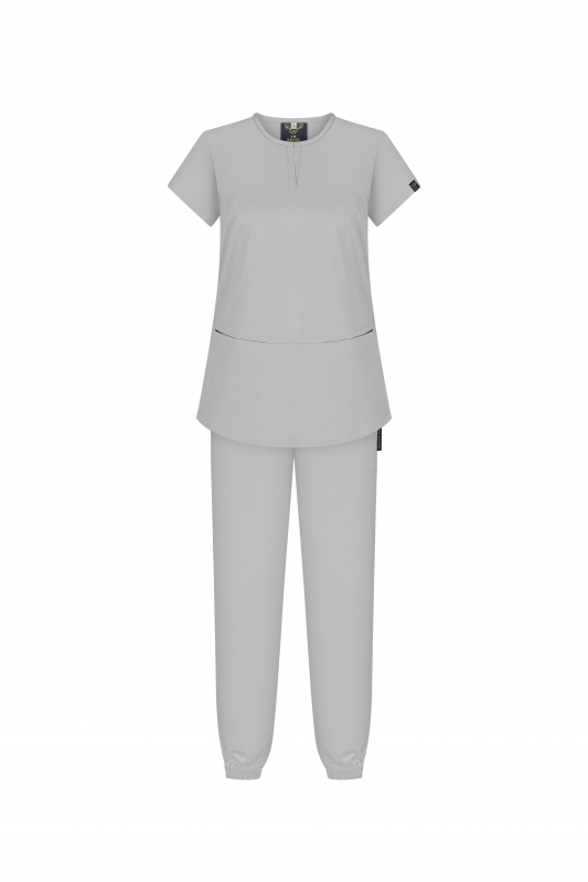 Медичний костюм 1889 Світло-сірий - фото 5