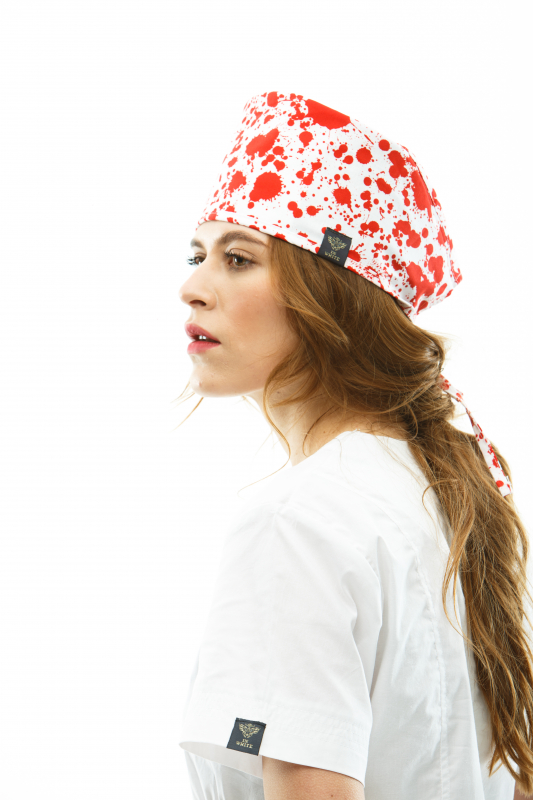 Медицинский колпак 4000 Принт 05 Кровь Медицинский колпак 4000 Принт 05 Кровь - фото 3