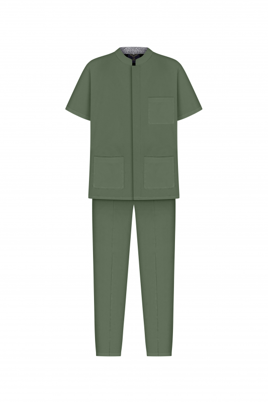 Медичний костюм 20182 Оливковий - фото 5