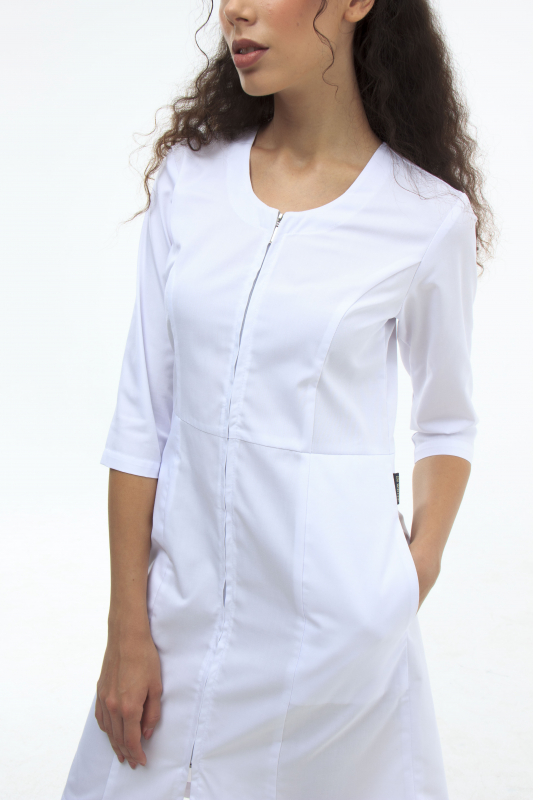 Медицинский халат 136 Белый Медицинский халат 136 Белый - фото 3