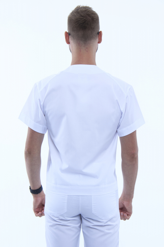 Медична куртка 205 Білий - фото 3