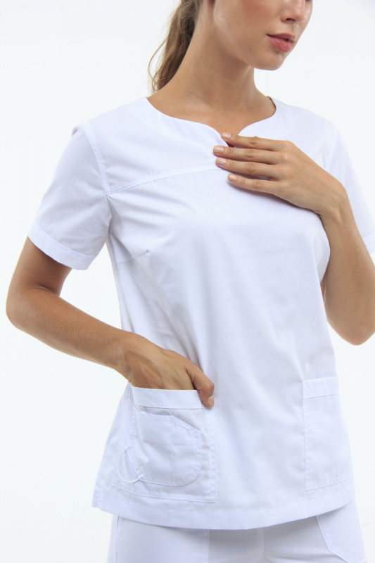 Медичний топ 13 Білий - фото 3