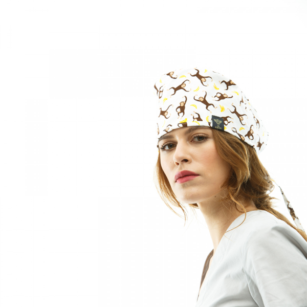 Медична шапочка 4000 Принт "Танець мавп" - фото 2