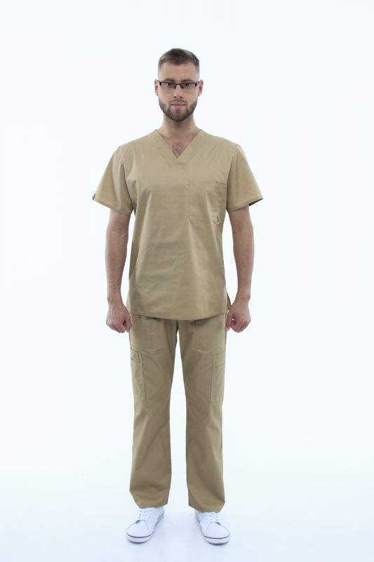 Медичний костюм 0284 Пісок - фото 2