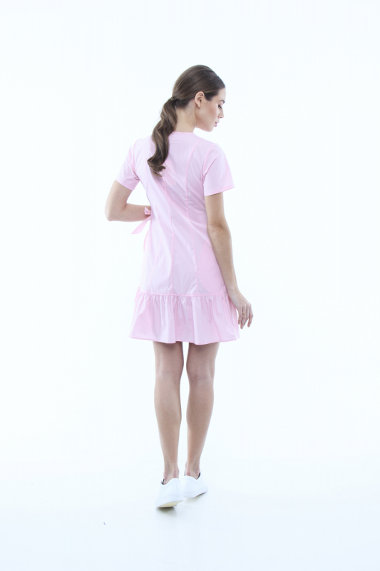 Медична сукня 400 Світло-рожевий - фото