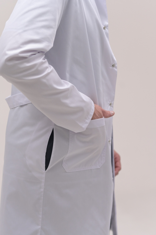 Медичний халат 200 Білий Медичний халат 200 Білий - фото 6