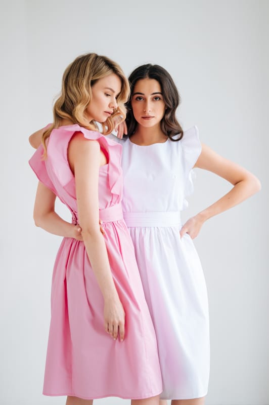 Медицинское платье 114 Белый Медицинское платье 114 Белый - фото 3