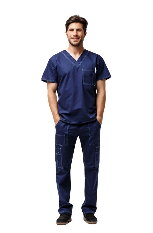 Медичні брюки 84 Наві - фото 2