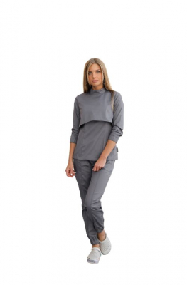 Медичний костюм 3090 Мокрий асфальт (свiтлий) - фото