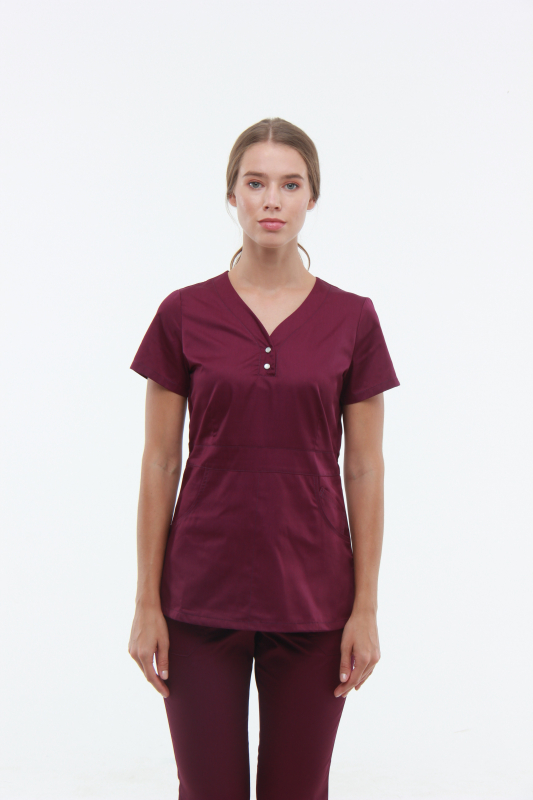 Костюм медичний 1181 Баклажан Костюм медичний 1181 Баклажан - фото 3