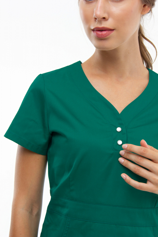 Медичний топ 11 Зелений - фото 3