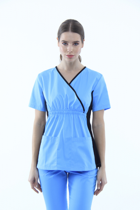 Медичний костюм 2281 Блакитний - фото