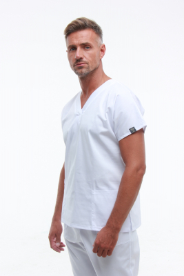 Медичний топ 001 Білий - фото