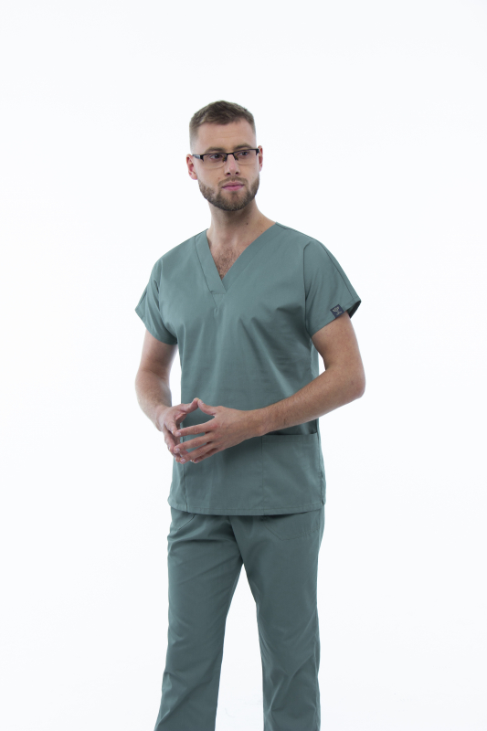 Медичний костюм 0181 Оливковий - фото 3