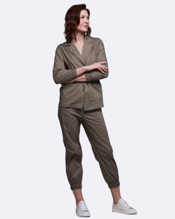 Медичний костюм 41092 Оливковий - фото 4