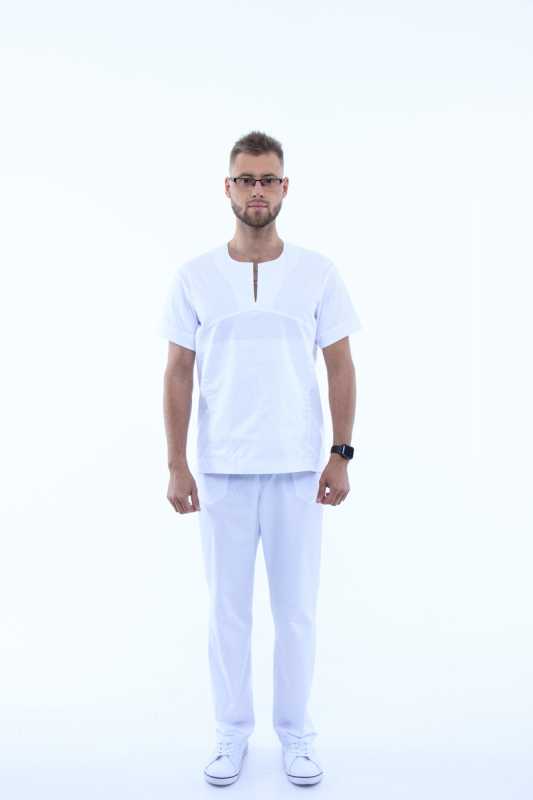 Медичний костюм 0481 Білий - фото 2