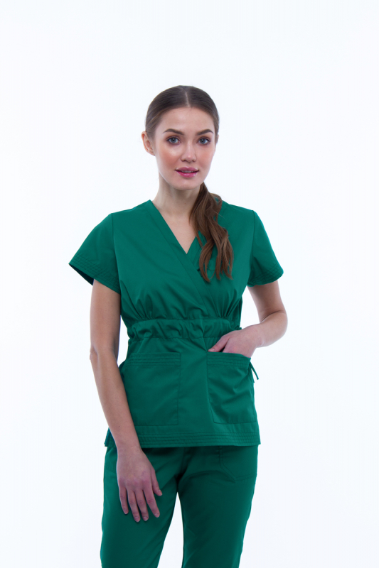 Медичний топ 19 Зелений - фото 3