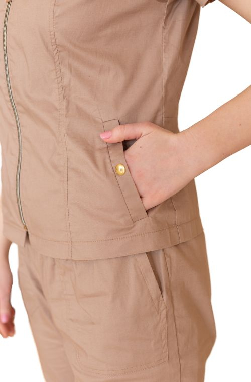 Медичний костюм 40489 Капучино - фото 2