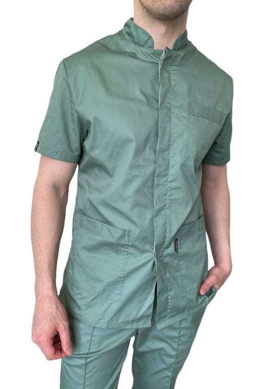 Медичний топ 201 Оливковий - фото 2