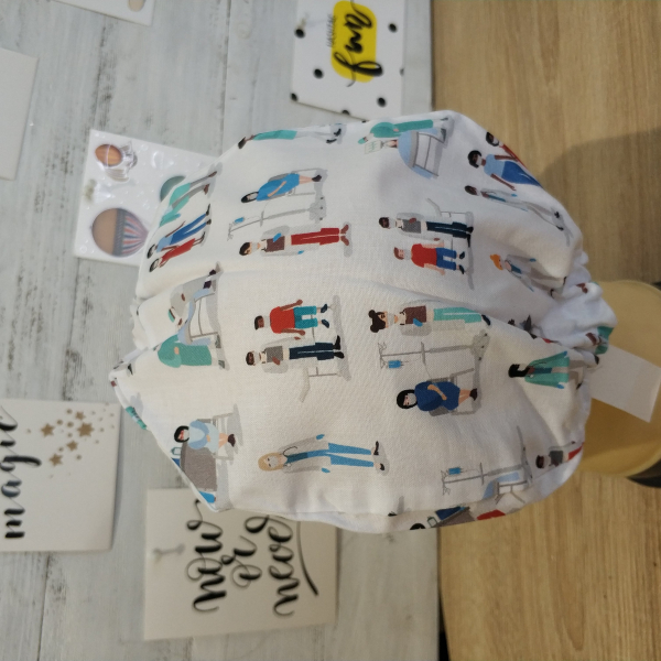 Медична шапочка 2000 Принт Поліклініка - фото 3