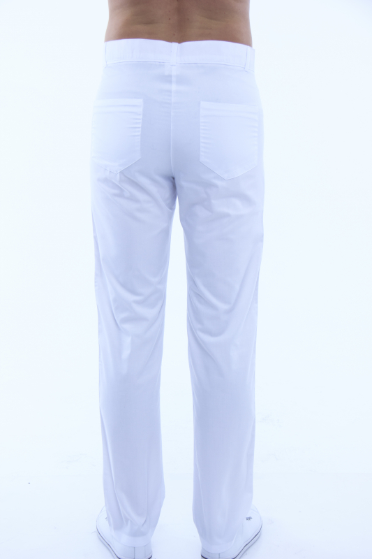Медичні брюки 86 Білий - фото 3