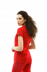 Медичний топ 18 Червоний - фото 3