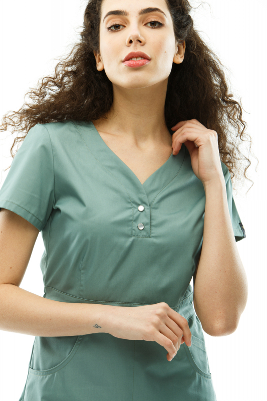 Медицинский костюм 1181 Оливковый Медицинский костюм 1181 Оливковый - фото 4