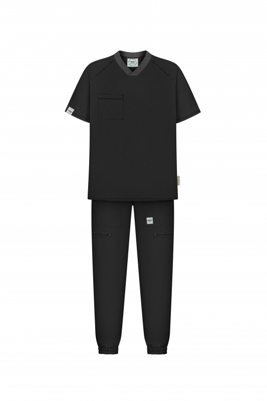 Медицинский костюм 50299 Черный Медицинский костюм 50299 Черный - фото 5