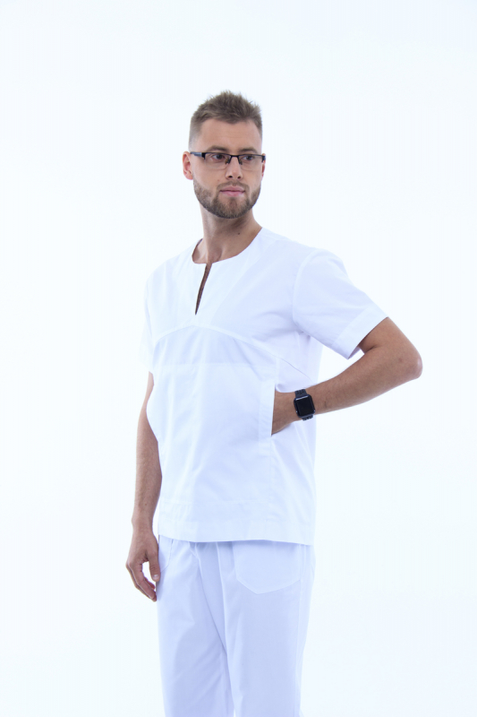 Медичний костюм 0481 Білий - фото