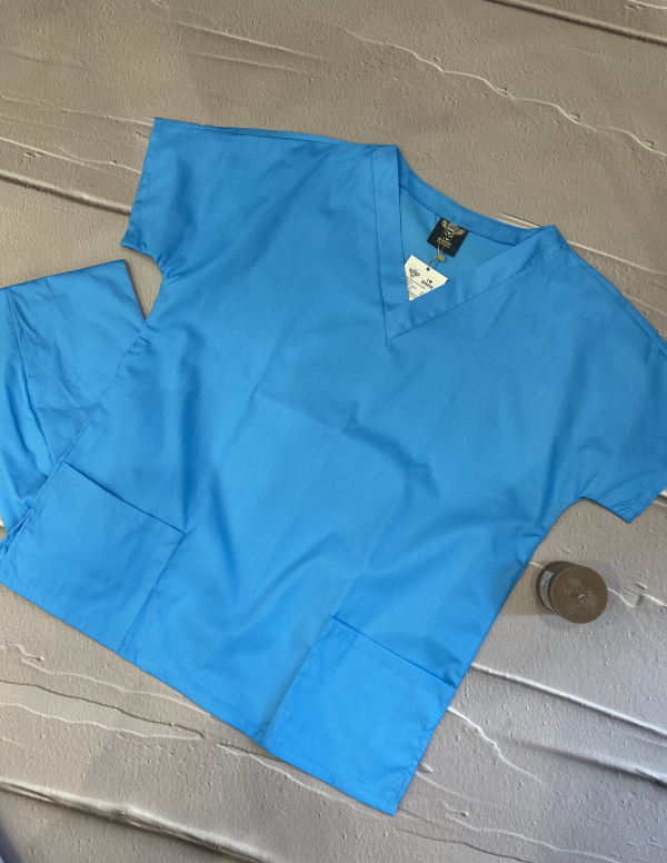 Медичний костюм 012001 Блакитний - фото