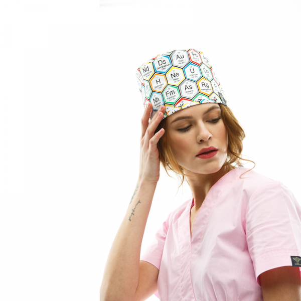 Медична шапочка 4000 Принт 02 Таблиця елементів - фото 2
