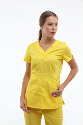 Медицинский костюм 1181 Желтый Медицинский костюм 1181 Желтый - фото